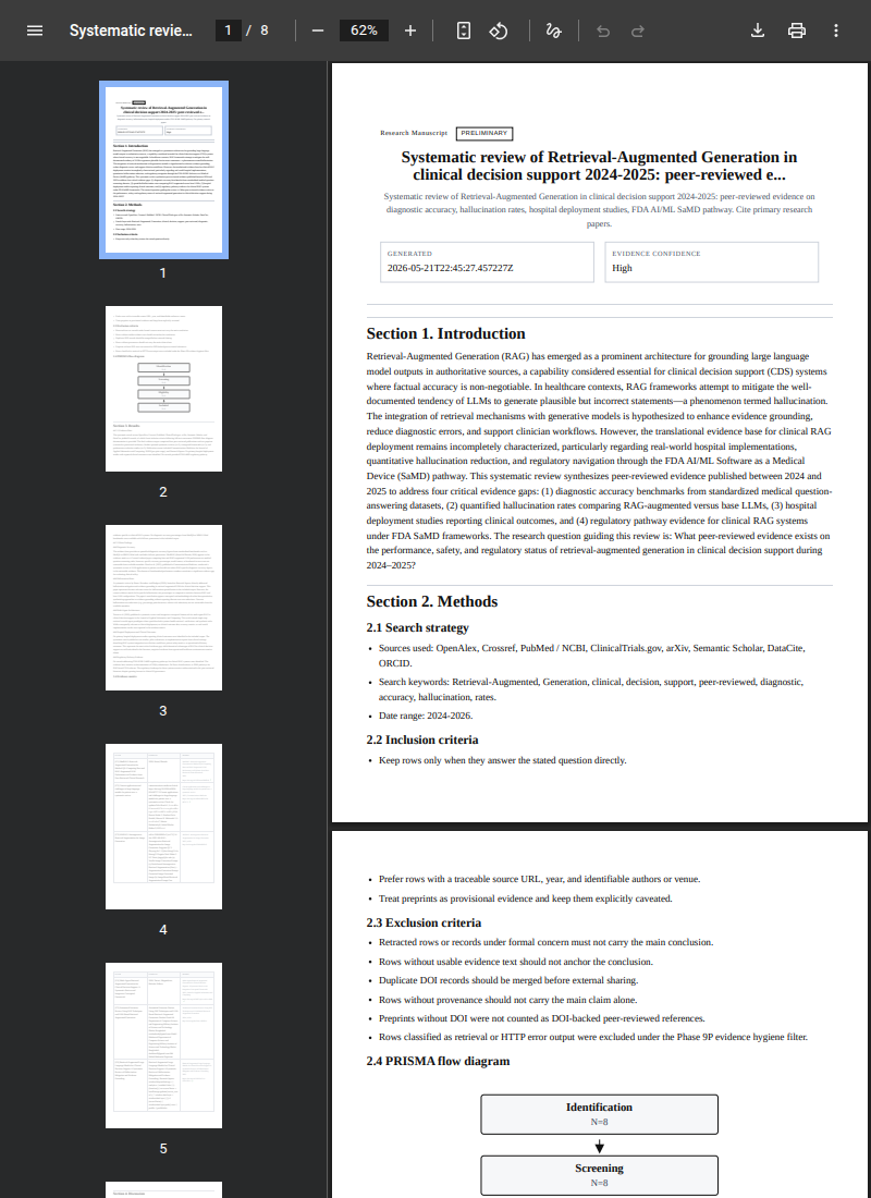 Anteprima prima pagina paper RAG per triage clinico